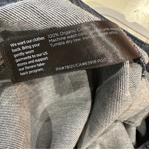 Eileen Fisher Wide Leg Jeans - Picture 9 of 9